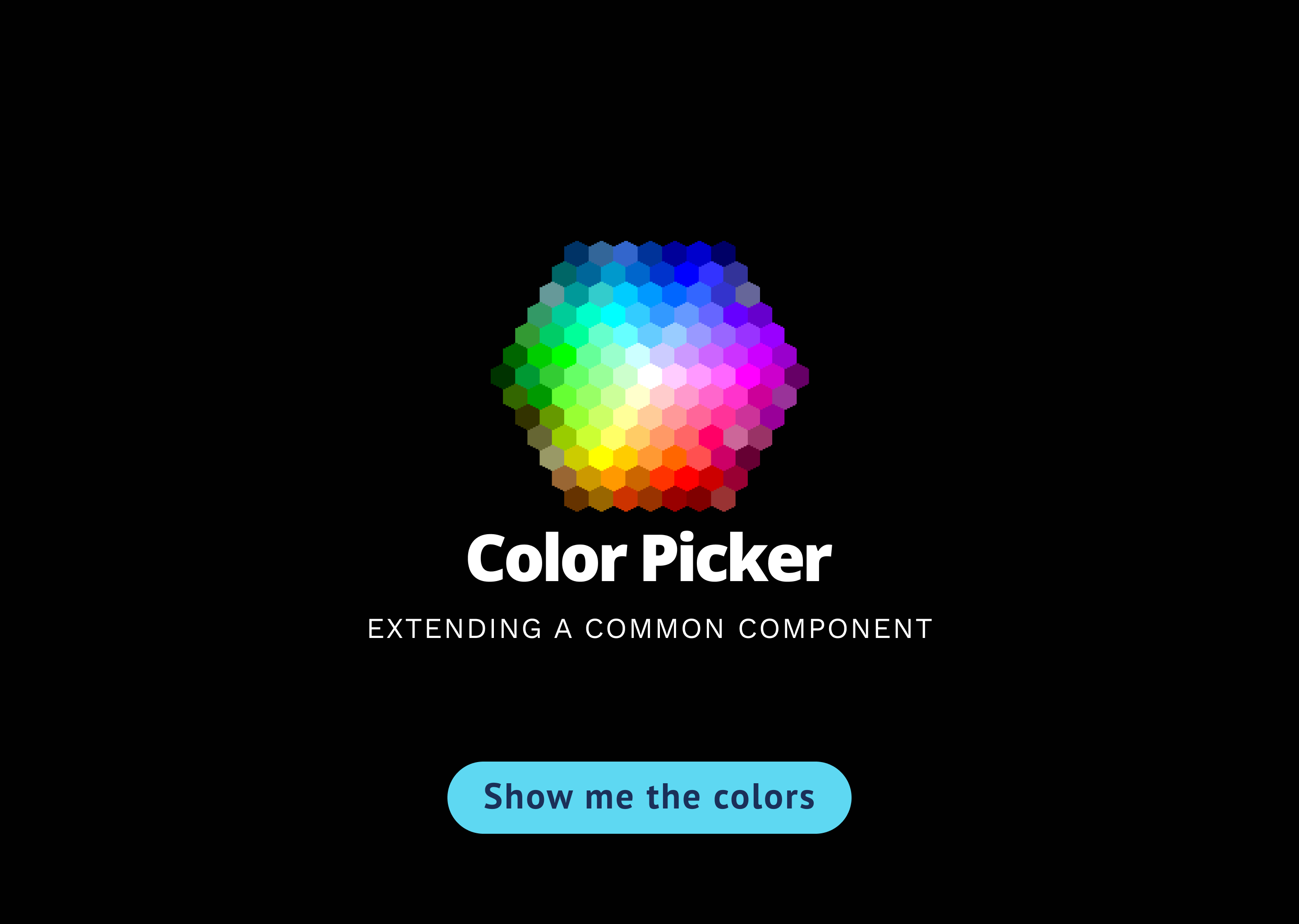 Color Picker presentation slide example